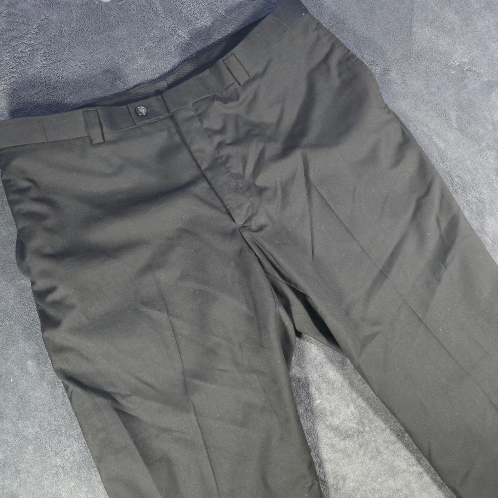 Pronto Uomo Dress Pants Black‎ Straight Leg Career Casual Size 42x32